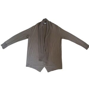 Athleta Cowl Neck Wrap Taupe Size Small